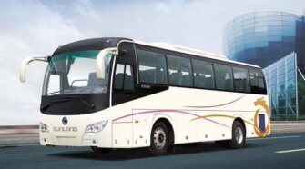 申龙 24-59座 大巴车租赁包车_SLK6112F5A