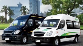 海格 10-18座 中巴车租赁包车_KLQ6601BEV1X1