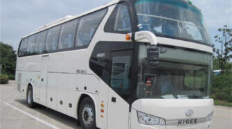 海格 24-57座 大巴车租赁包车_KLQ6112LDHEVE51E